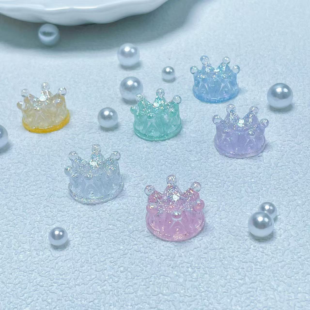 「開封」夜光の王冠・装飾品(ハートとポップコーン・プレゼントの形付き)(初購入+2袋)