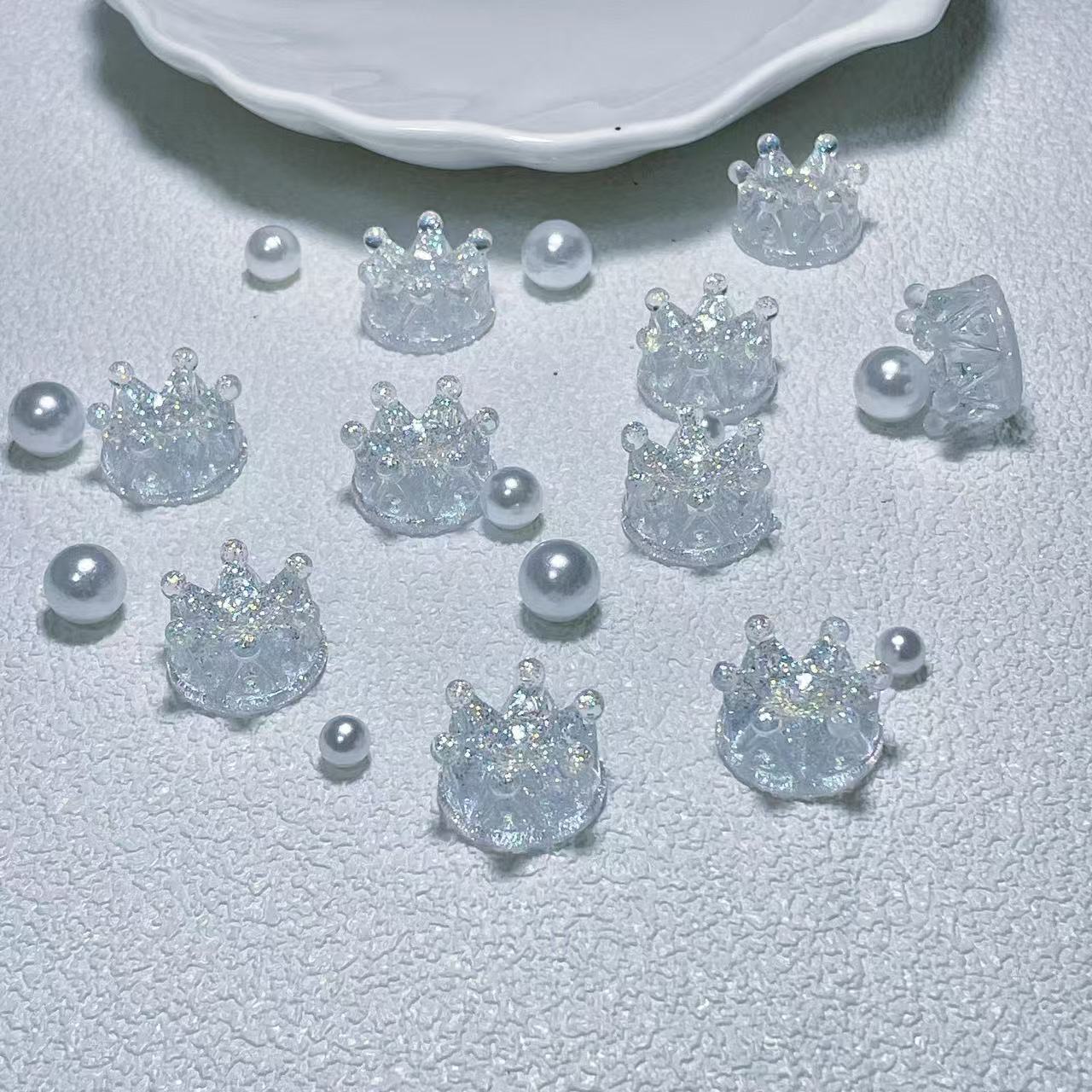 「開封」夜光の王冠・装飾品(ハートとポップコーン・プレゼントの形付き)(初購入+2袋)