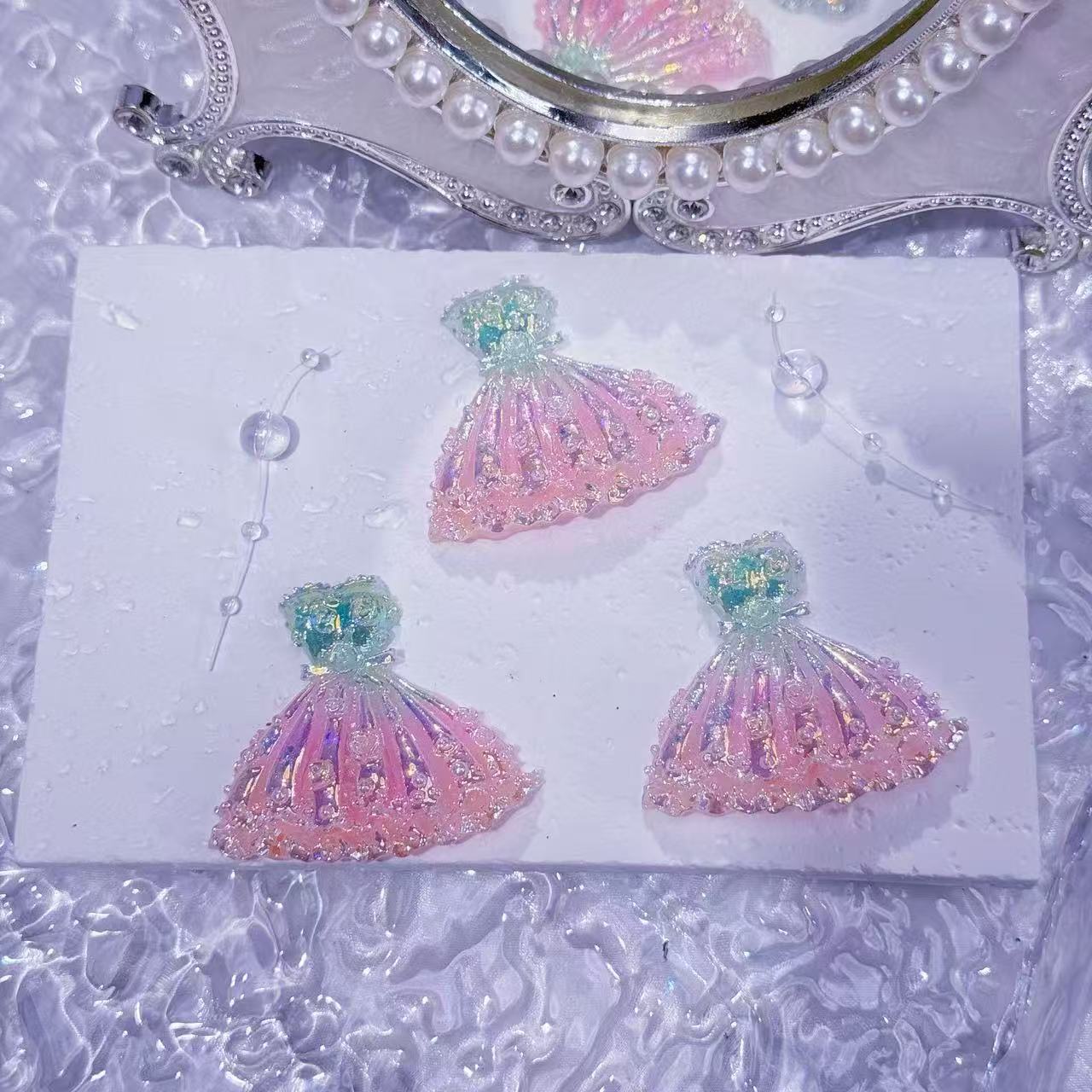 「マルチバトル」バラのドレス・装飾品（ハートとポップコーン・プレゼントの形付き）（初購入+2袋）